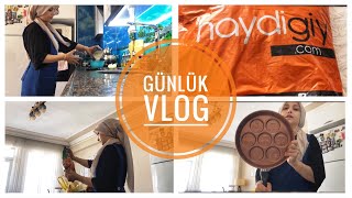 GUNLUK VLOG | HAYDIGIY KARGOSU -DENEMESI | SOK ALISVERIS | YEMEK |YENI URUNLER ✅