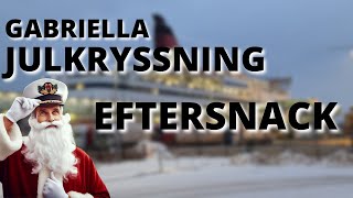 EFTERSNACK: Julkryssning till Mariehamn och Tallinn med Gabriella #live