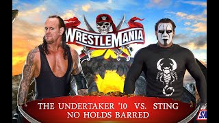 WWE | The Undertaker vs Sting No Holds Barred  Match | WrestleMania