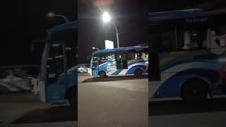 BST Biru Balek Garasi #trending #jelajahmalam #busmania #shortvideo