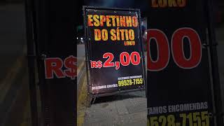 Espetinho barato em Curitiba custa 2 reais #curitiba #shorts