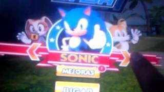 MIS PERSONAJES DE SONIC DASH !!