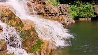 Waterfalls in Mawlynnong, Meghalaya