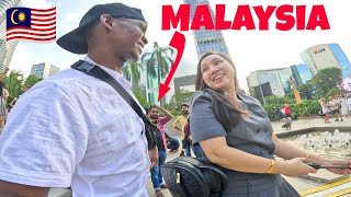 Asian Girl Reaction On A Black Man Left Many In A SHOCK!!! Kuala Lumpur 🇲🇾