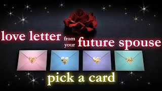 ❤️Pick a card:💌Love letter from your future spouse + love confessions! Future Spouse Tarot Reading❤️