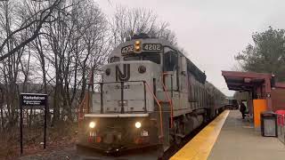 NJT and C and D action at Hackettstown, NJ with NJT 4503! 3/26/24 and 3/27/24