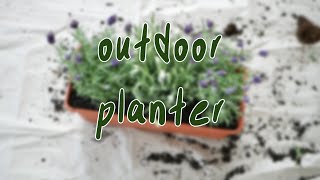 OUTDOOR PLANTER | lavender