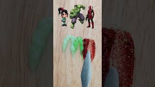 ヴァネロペ + ハルク + デッドプールのカラーミキシング ⭐ Vanellope + Hulk + Deadpool In Color Mixing