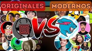 YouTubers Originales vs YouTubers Modernos | Suscriptores en YouTube