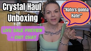 Crystal Haul Unboxing- Discussing metaphysical benefits and ROCK HATERS! #crystals #crystalunboxing