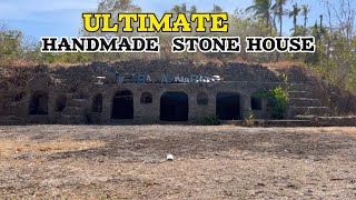 You wouldn’t believe this! MARVELOUS Hand Work Stone House in Esperanza Masbate Phillippines🇵🇭ph[4k]