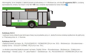 NOWA LINIA AUTOBUSOWA BIAŁYMSTOKU