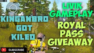 LIVIK GAMEPLAY | KINGANBRO GOT KILLED | PUBG MOBILE | The M4 Gaming