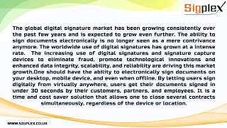 Digital Signature 2019 Trends | SIGPLEX