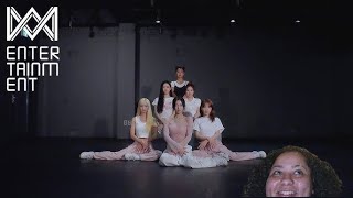 오마이걸(OH MY GIRL) Dreamy Resonance Dance Practice Behind Reaction