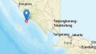 PUSAT GEMPA YANG BARU SAJA DI RILIS BMKG KAUR-BENGKULU DI RASAKAN SAMPAI BEBERAPA PROVINSI