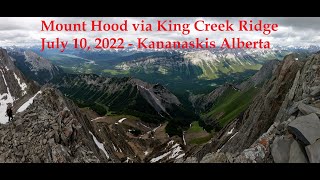 Mount Hood - July 10, 2022 - Kananaskis, Alberta - Andy Buchholtz, Alma Steyn, and Doug Lutz