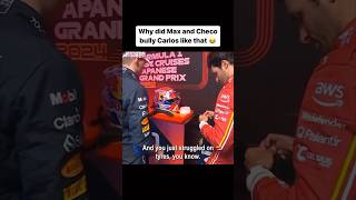 Carlos Gets Bullied🤣 #f1 #formula1 #maxverstappen #racing #f1edit #redbullracing #viral #shorts