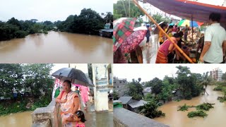 ABHOYNAGAR BRIDGE JORA TWI NANGNAI HA | AGARTALA FLOOD