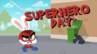 Harry and Bunnie Minibits | Superhero Day #shorts