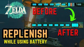 BATTERY GLITCH IS HERE!!!! Replenish your battery mid use in Zelda Tears of the Kingdom