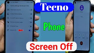 tecno pova call screen off problem|| Tecno phone me call karne par screen/display off ho jata hai