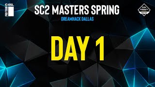 [ESL SC2 Masters: Spring] Финалы - День 1 | DreamHack Dallas