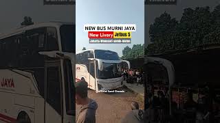 New bus Murni Jaya dengan livery terbaru nya #feedshorts #trending #bus #busmania #shorts #murnijaya