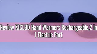 Review KICLBD Hand Warmers Rechargeable,2 in 1 Electric Portable Pocket Warmer 4000mAh with 3 Heat L