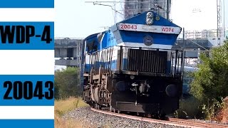 PALNADU Express Vikarabad - Guntur with EMD WDP4 Diesel Locomotive !!