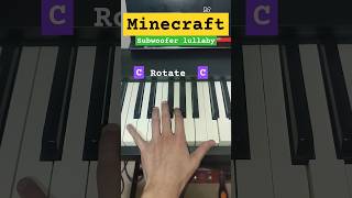 An easy MINECRAFT Subwoofer Lullaby Piano Tutorial (Part 2)