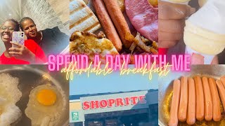 Affordable breakfast for family | SHOPRITE | day in my life | babysitting | South African YouTuber