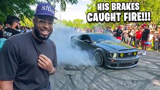 I ENTERED MY M4 INTO A BURNOUT COMPETITION!!!