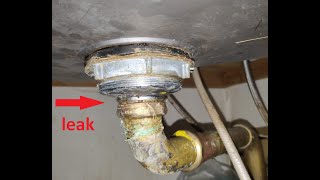 How To Fix A Leaking Kitchen Sink Drain