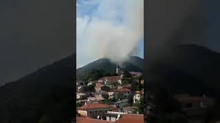 INCENDIO SUL MONTE CARCE - VIDEO DELLA PRO LOCO D MAGLIANO DEI MARSI