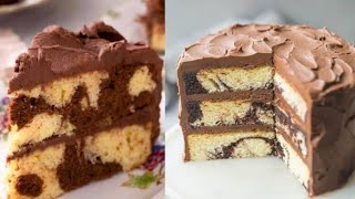 THE BEST MARBLE CAKE WITH RECIPE.