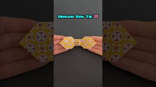 Paper Origami Bow Tie Folding Instructions #origamieasy #origamitutorial #origamicraft #shorts