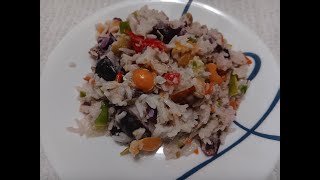 Rice Salad, Cleaning out the Pantry - episode four