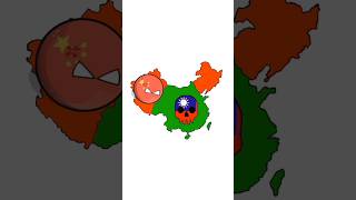 Chinese civil war in 22 seconds #countryballsanimation #polandball #shorts #foryou #youtubeshorts