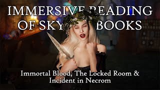 Vampire Stories of Tamriel – ASMR Skyrim Book Reading & Lore