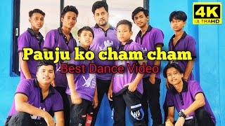 Pauju Ko Cham Cham || Shri krishna shrestha super hit song new dance video (All Round Dance Studio )