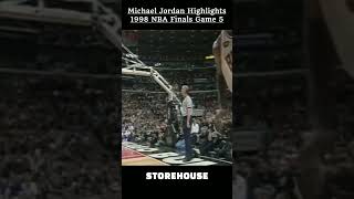 Michael Jordan 1998 NBA Finals Game 5 Highlights, with 2 Awesome Fadeaway Jumpers! #shorts