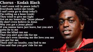 (Clean Lyrics) Kodak Black - Roll In Peace (Ft. XXXTENTACION)