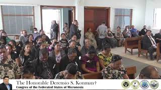 Chuuk - Joint State Funeral Congressmen Derensio S. Konman