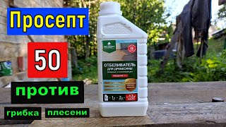 ПРОСЕПТ 50 против Грибка Плесени Серого налета  Отбеливание  древесины досок  бруса  и тд