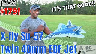 You Won't Believe the X-Fly's SU-57 Stability & Speed in Flight!