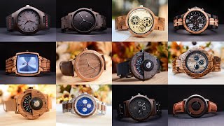 Best 12 ideas Chic luxury wooden men's wristwatch Designer watches made of natural wood for men