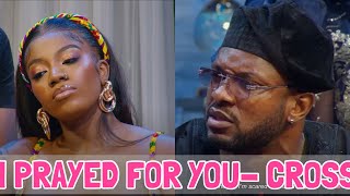 CROSS IS A GASLIGHTER!- ANGEL. BBNAIJA REUNION DAY 9 CROSS AND ANGEL BREAK UP.