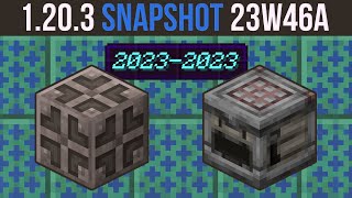 Minecraft 1.20.3 Snapshot 23W46A | New Blocks Nerfed | Waterlogged Grates!