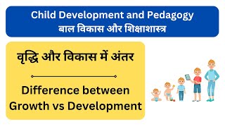 Hostel Warden 2024  छात्रावास अधीक्षक वृद्धि और विकास में अंतर Child Development And Pedagogy